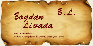 Bogdan Livada vizit kartica